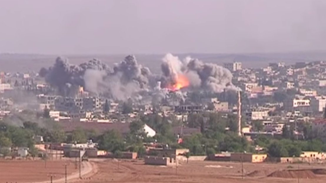 Coalition_Airstrike_on_ISIL_position_in_Kobane